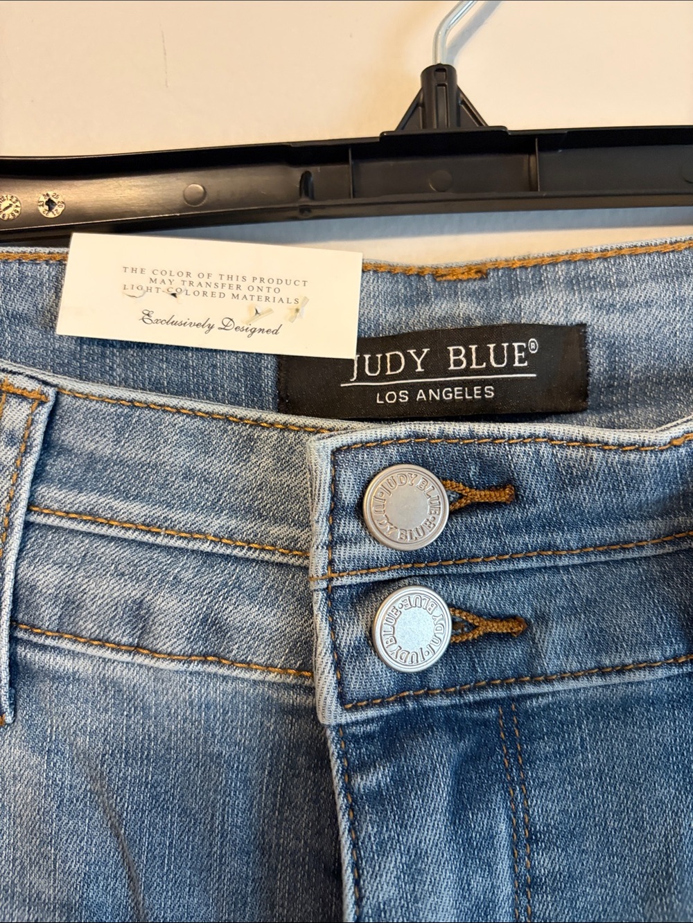 Judy Blue Light Blue Ankle Cropped Jeans. High waist. 9/29. NWT. - Picture 3 of 11